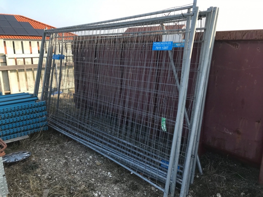 Parti med mobil hegn