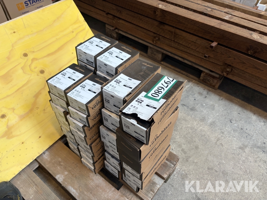 Konstruktionsskruer Rothoblaas HBS, 50 kasser, ca. 5.000 Styk