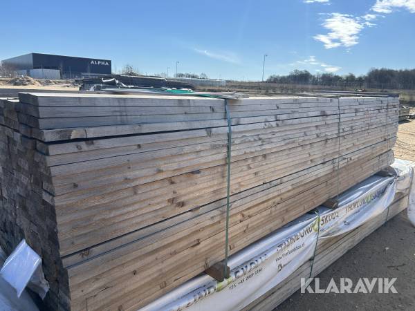 Støbeforskalling Gran, 328stk, 1377meter