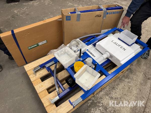 Indbygnings cisterner, håndklædetørre Laufen-Geberit