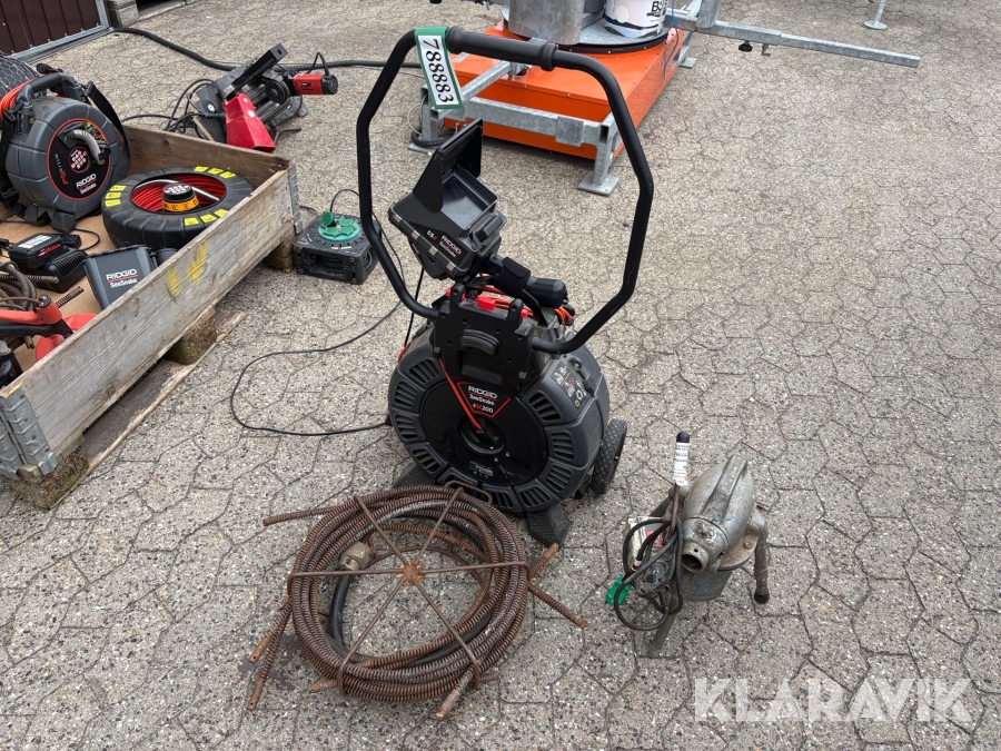 Kloarkkamera Ridgid SeeSnake Max/CS6 med tilbehør