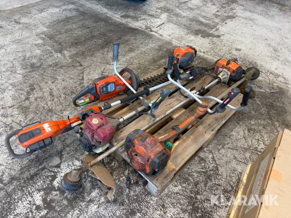 Buskrydder og hækkeklipper Stihl, Husqvarna og Honda, Blandet lot
