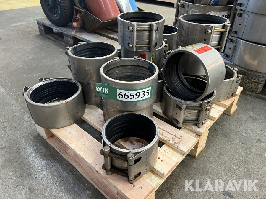 Rør koblinger Straub-flex 1L 168,3 mm 16 styk