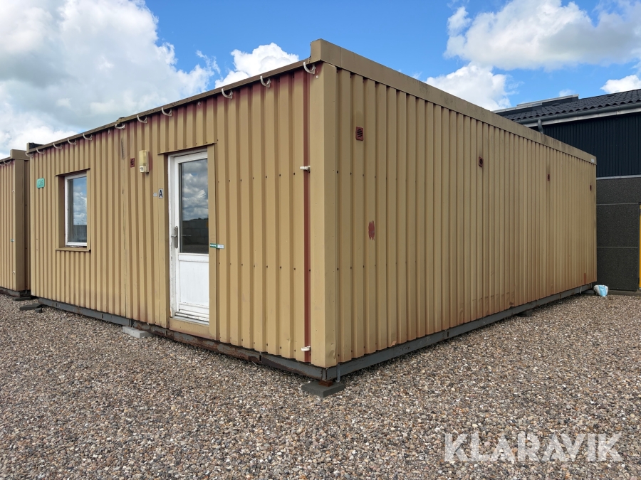 Kontormoduler 2 dele 80 m2
