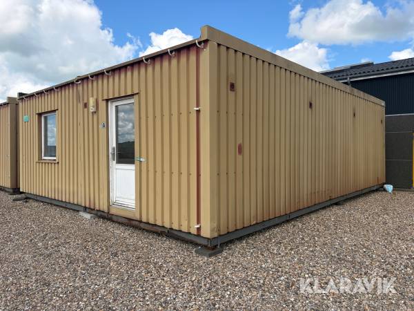 Kontormoduler 2 dele 80 m2
