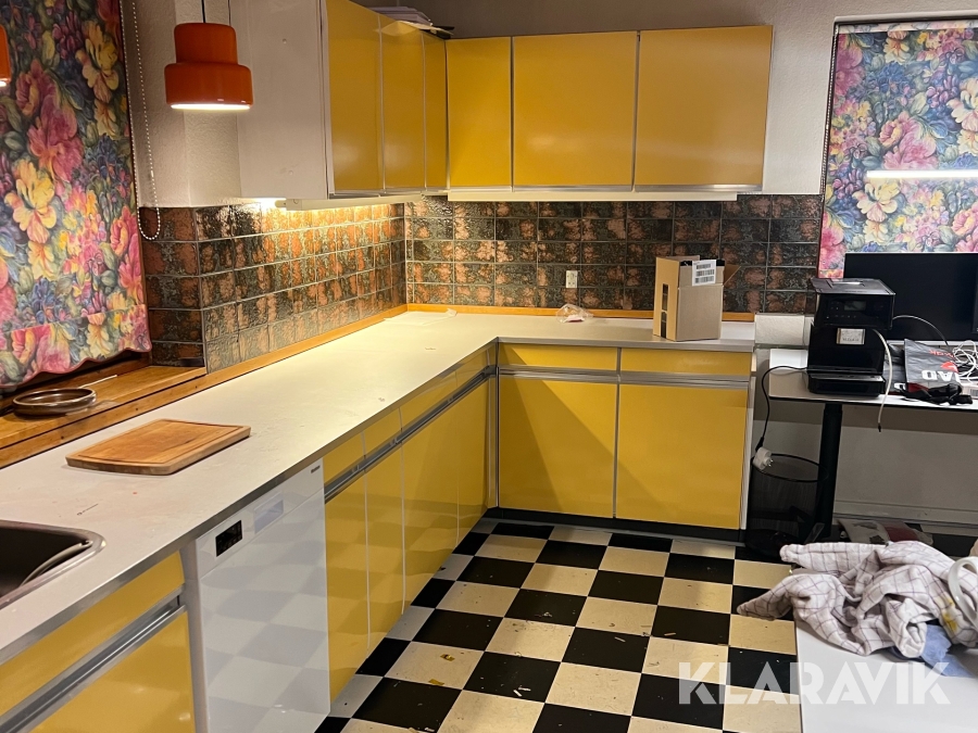 Retro køkken Siematic 6006 Sonnengelb