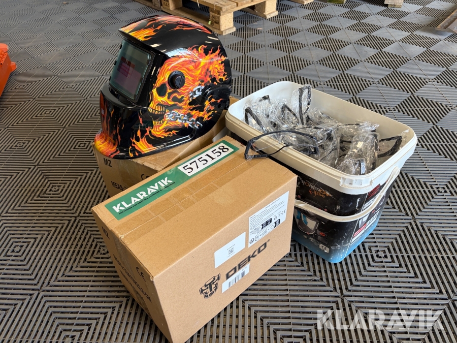 Svejsehjelme og sikkerhedsbriller