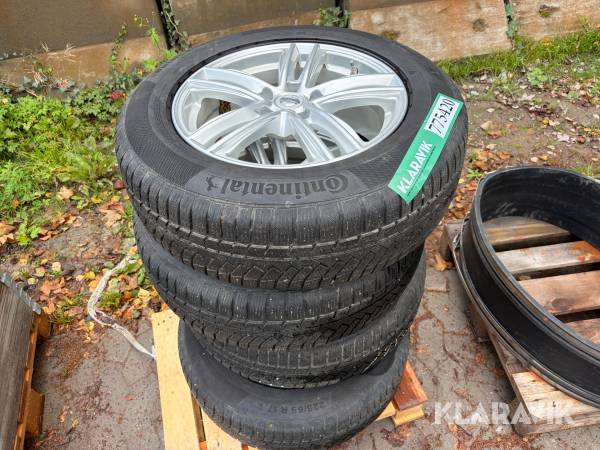 Dæk med fælg Continental 225/65 R 17 T 4 styks