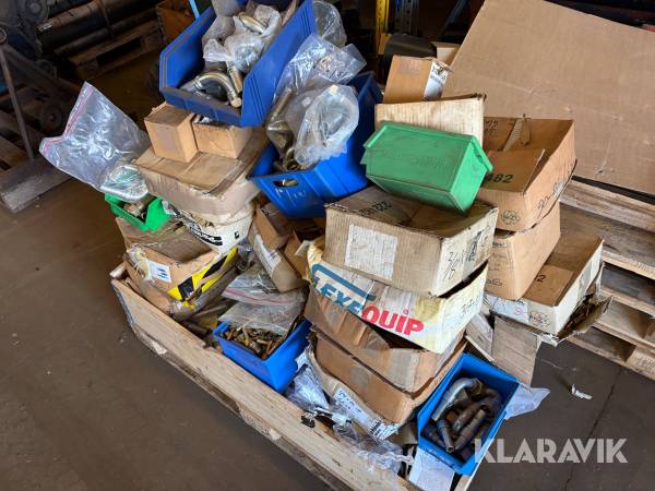 Lot - indstik og kapper - 1 palle