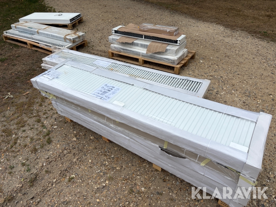 Radiatorer 14 styk blandet