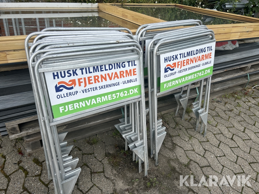 Byggeskilte 19 styk