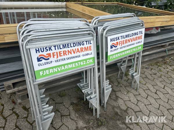 Byggeskilte 19 styk