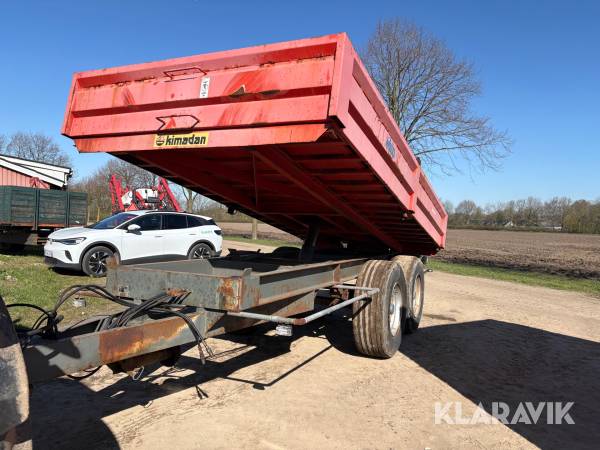 Tipvogn Kimadan LBC 120 BT med ekstra sider