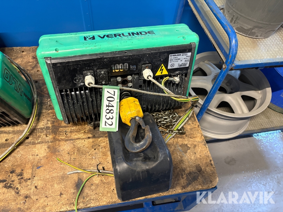 Kædetalje Verlinde VL101008 B1 elektrisk 1000 kg