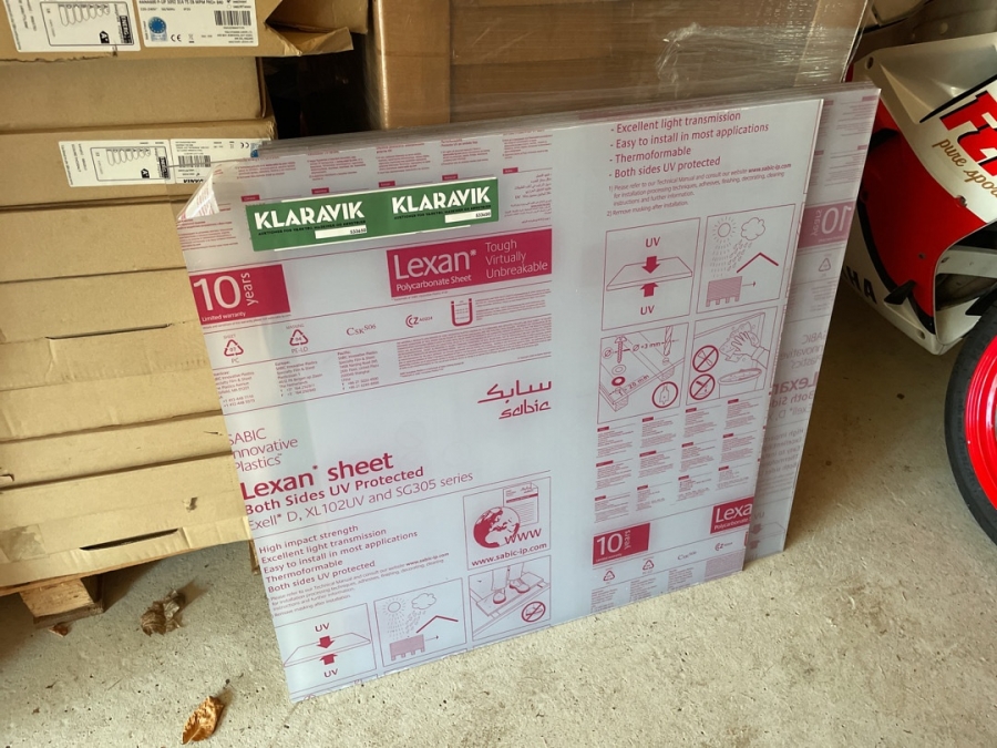 Lexan plader 5stk