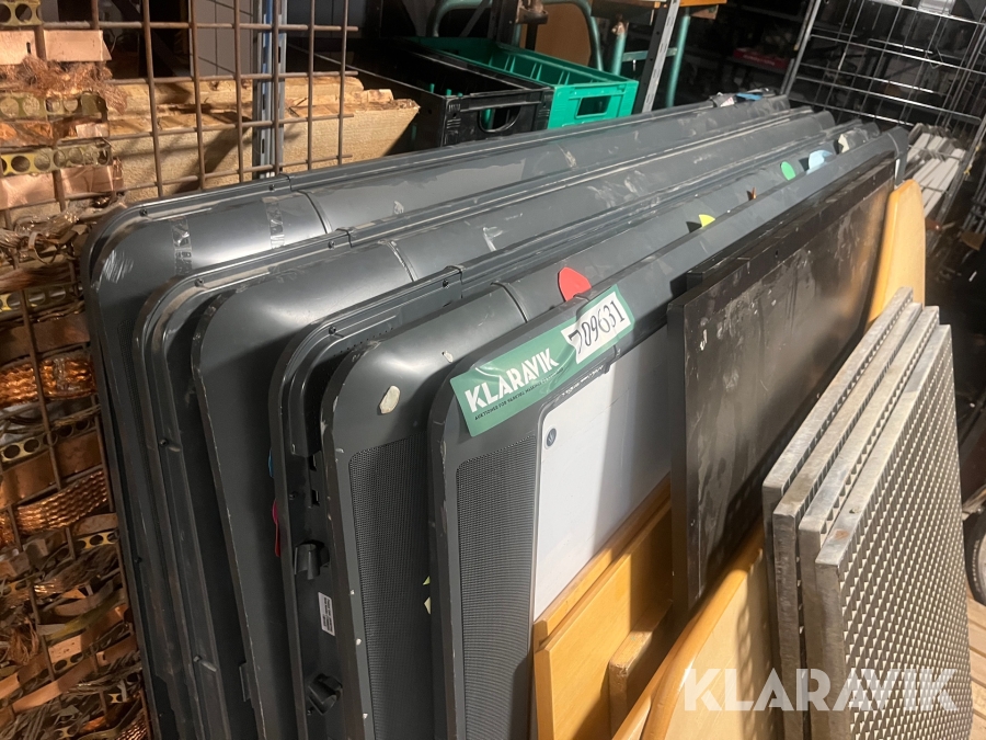 Whiteboard med højtaler Active board 8styk