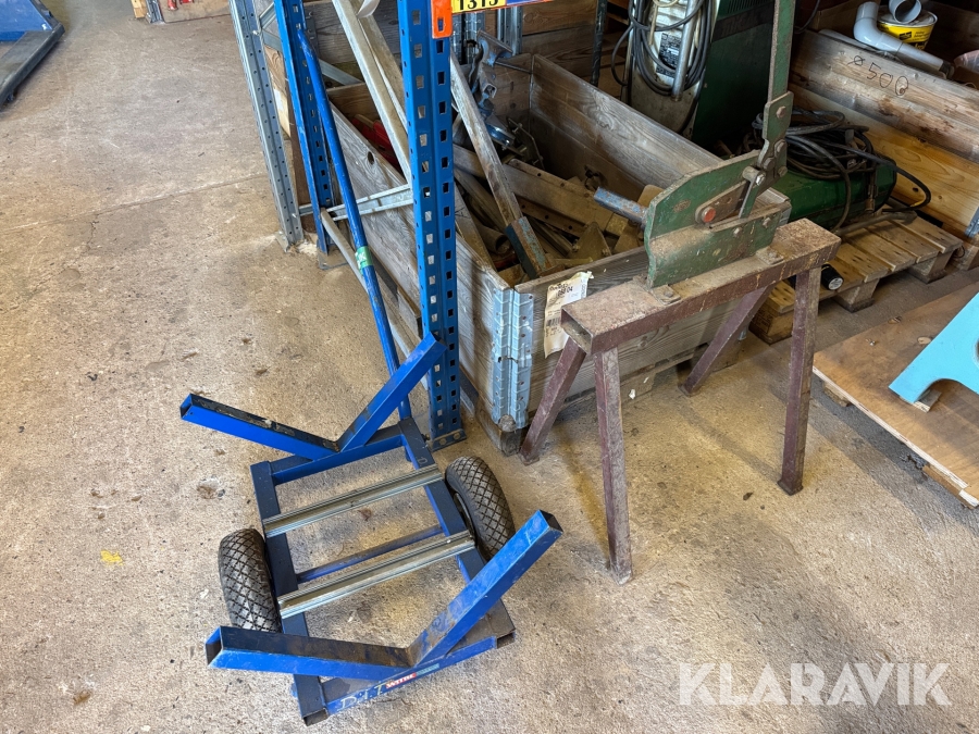 Klipper, vogn og inventar til arbejdsbiler