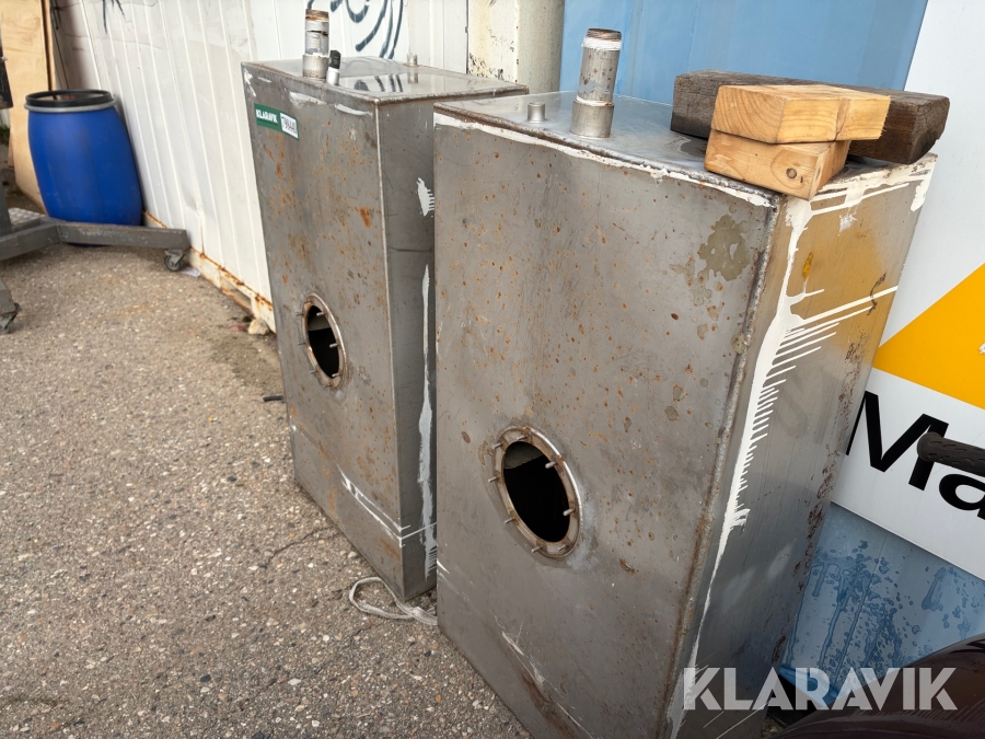 Rustfri Brandstof tanke 2 stk.