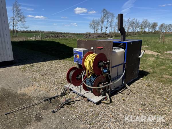 Højtryksanlæg Aquila Triventek SD 352 PAT til Fliserens