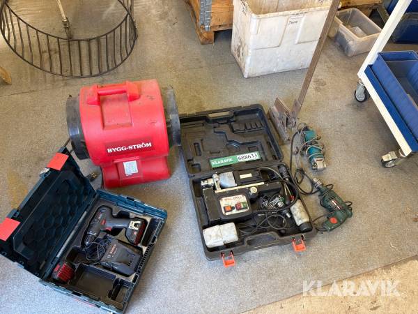 Håndværktøj Magnetboremaskine med tilbehør og diverse elværktøj