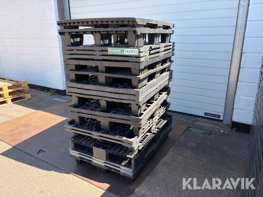 Plastikpaller 80x120 - 18 styk
