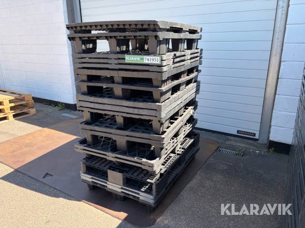Plastikpaller 80x120 - 18 styk