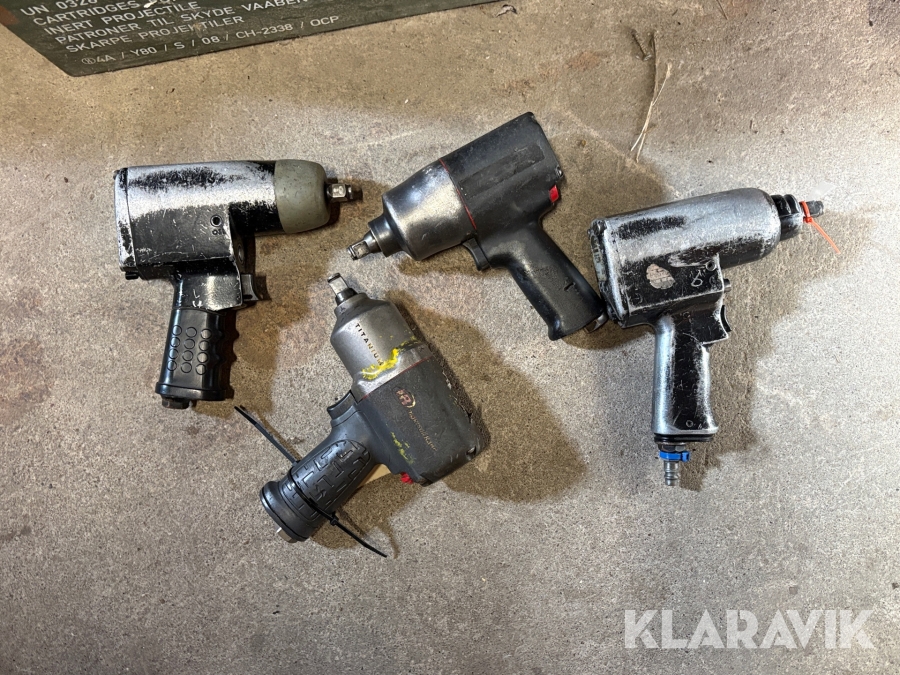 Luftnøgler blandet lot, 4 styk.