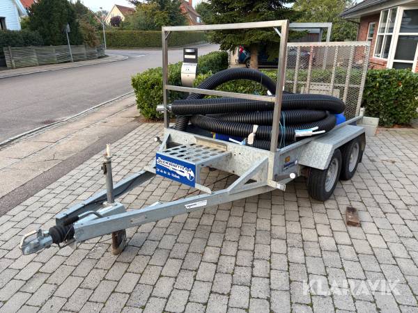 Maskintrailer Indespension V67Z - med indhold