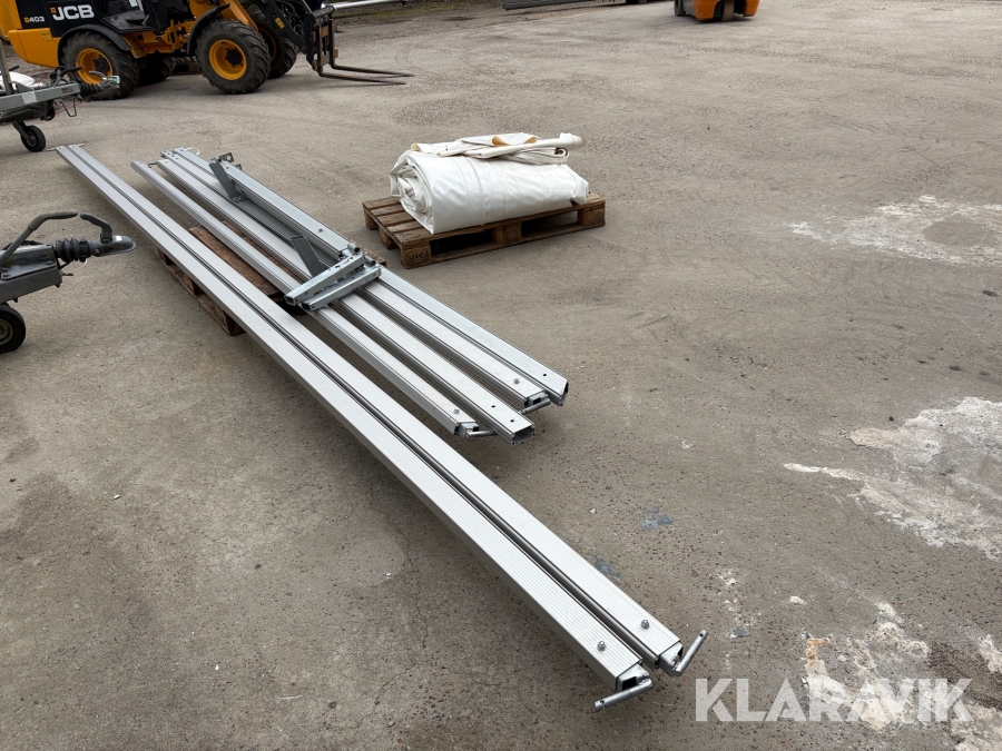 Vinkeltilbygning til 9 meter telte