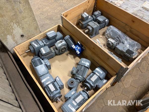 El motor /  Gearkasse/reduktionsgear SEW 2 paller