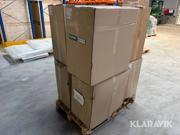 Ventilationsanlæg Buccma VUT 160 V EC - 6 styk