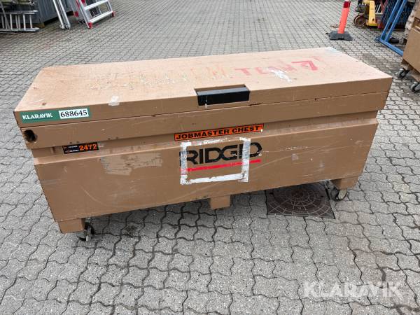 Værktøjs kasse 184x62x108cm RIDGID Jobmaster chest 2472