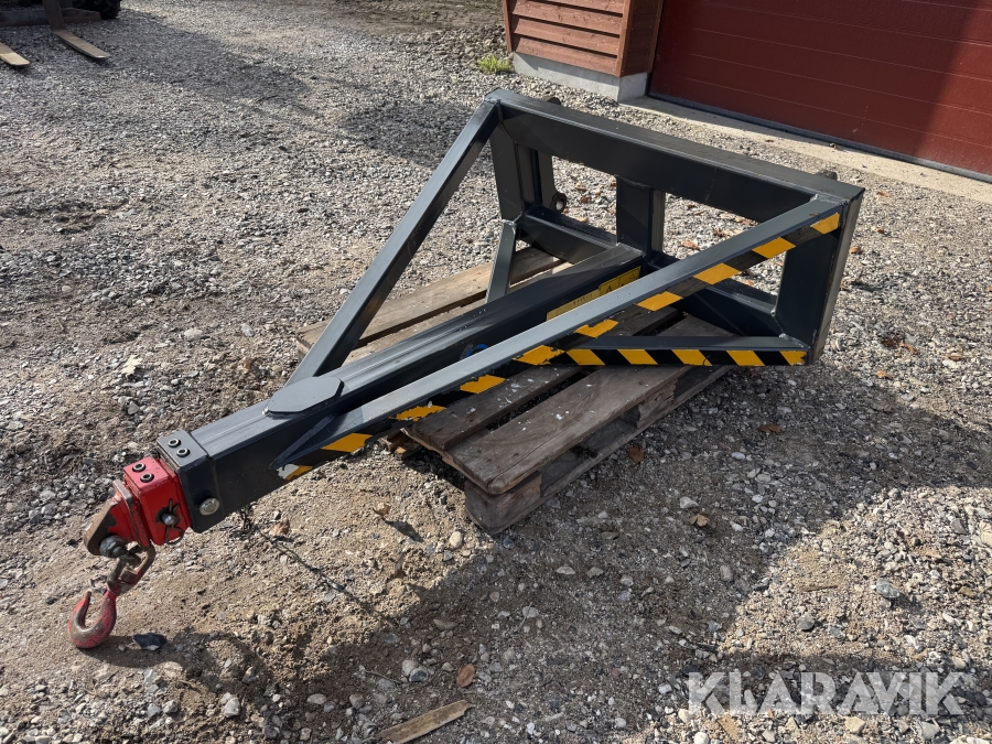 Kranarm GA Sweden med Volvo L30 beslag