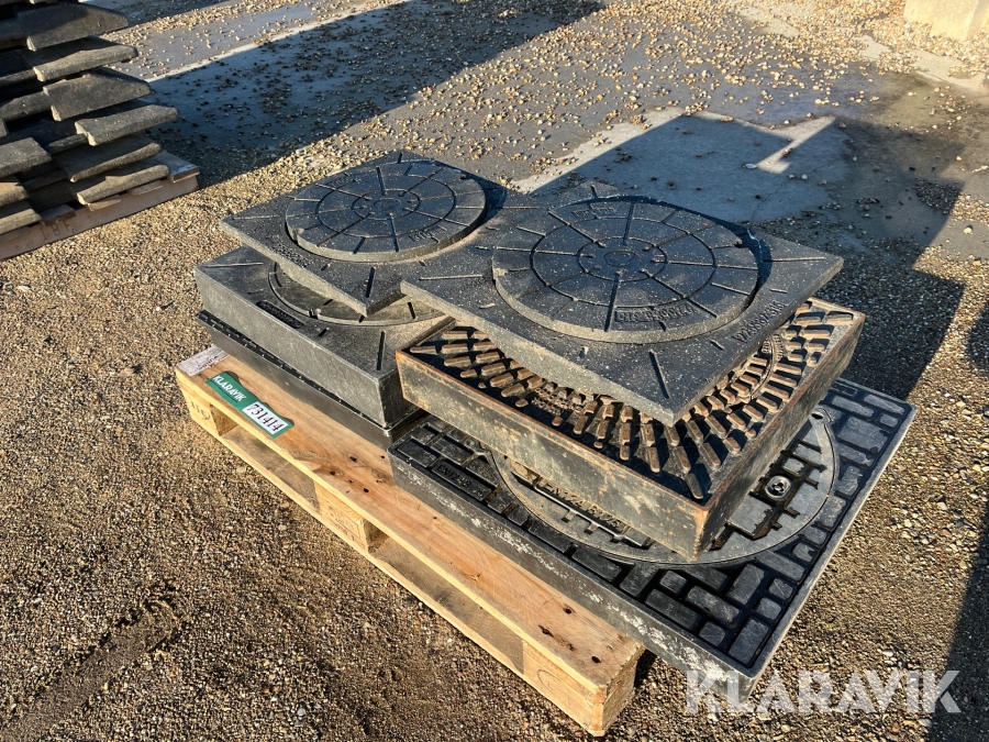 Kegler og dæksler støbejern/komposit og beton