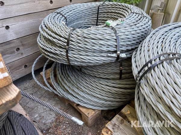 Stålwire Randers reb 6x19 - 3 bundter af 250m, 20mm