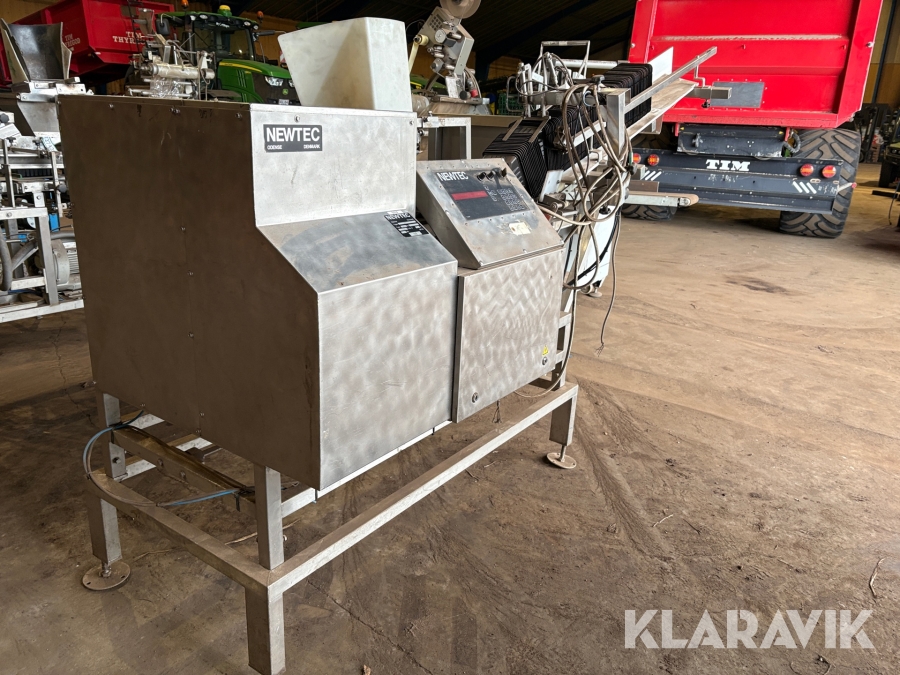 Bakkedispenser og flowpakker NewTec NBM30 i rustfri stål