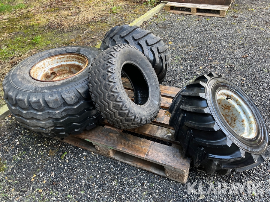 Hjul og dæk flere størrelser