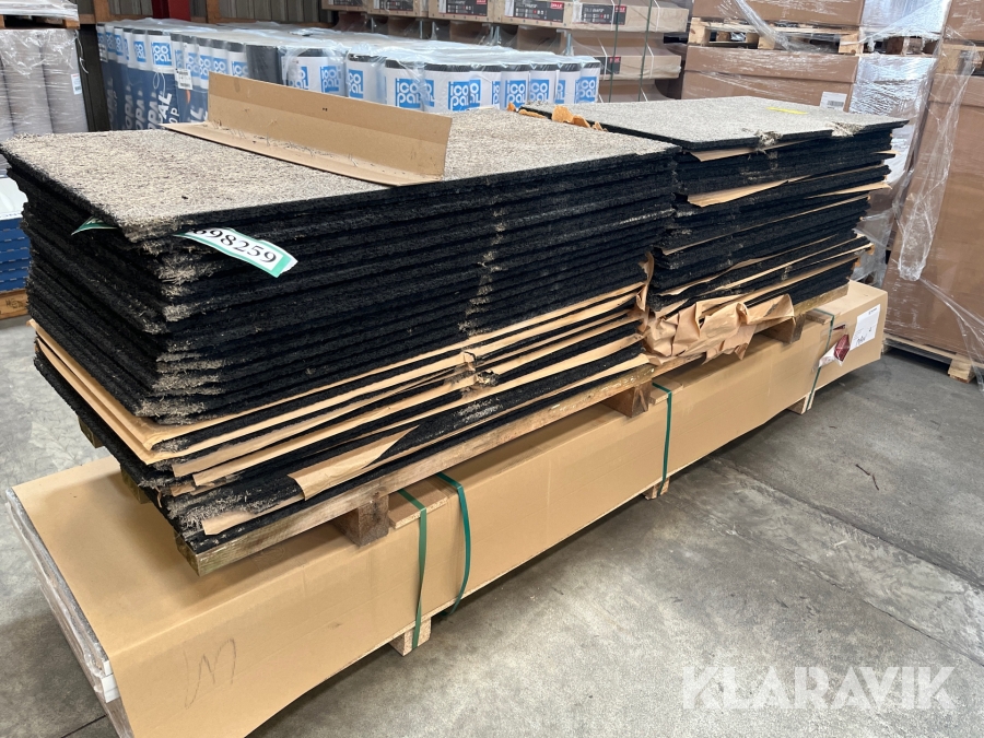 Troldtekt akustik plader Troldtekt Grå ultrafin - 46 plader 