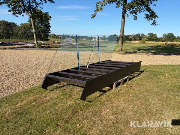 Trappe i galvaniseret og malet stål