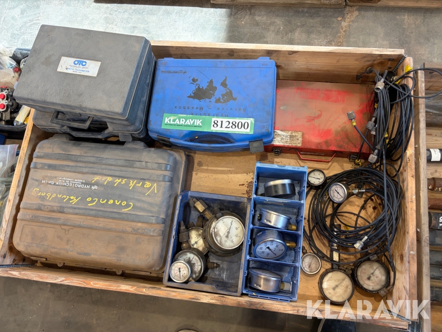 Hydraulisk tryk ure - 10 kasser