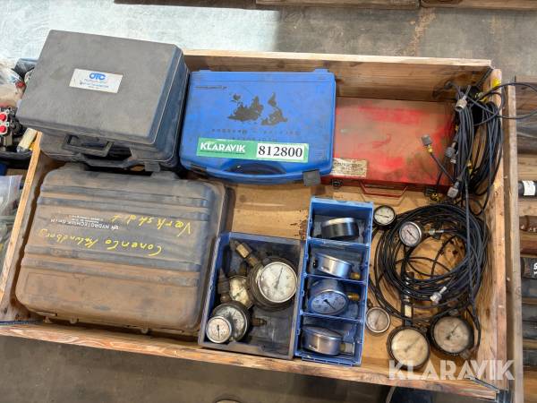 Hydraulisk tryk ure - 10 kasser