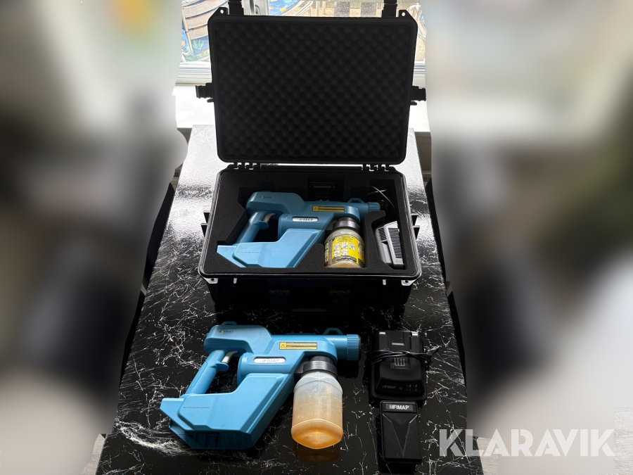 Desinfektionspistoler Fimap E-Spray Plus elektrostatisk 2 styk