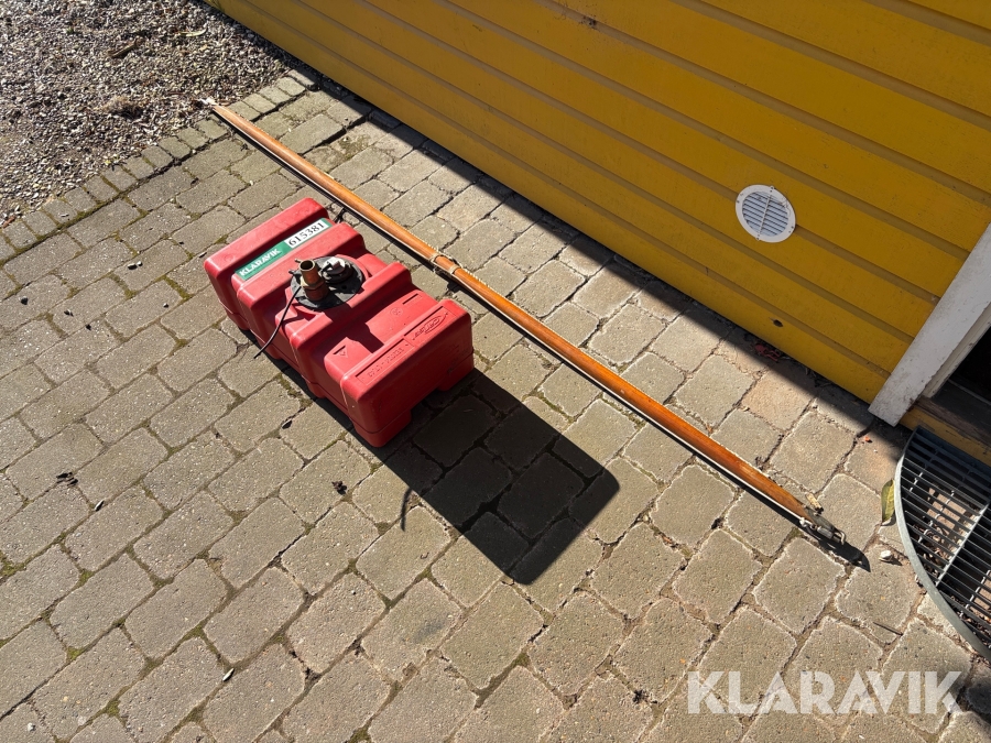 Brændstofstank & spilerstage til både