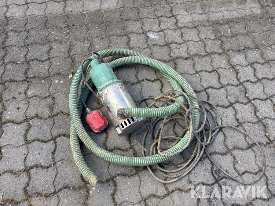 Dykpumpe Stidl of Austria elektrisk med svømmer og slanger