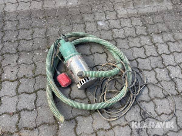 Dykpumpe Stidl of Austria elektrisk med svømmer og slanger