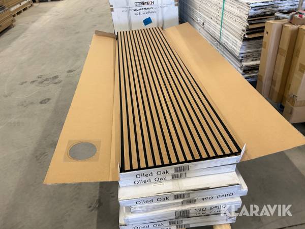 Akustikpaneler Fibrotech Oiled Oak light 40 styk