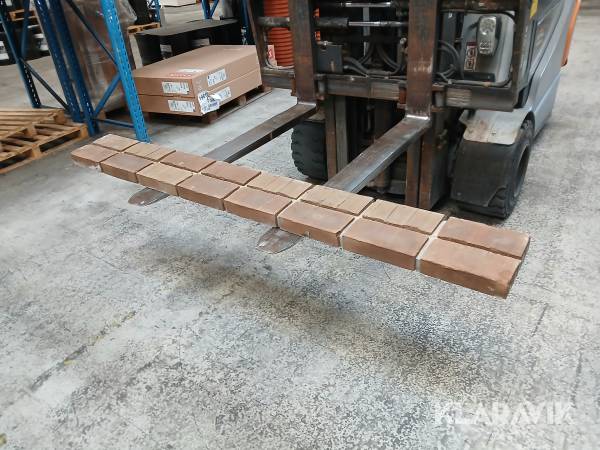 Mursten ståltegl/overligger dobbelt 191cm