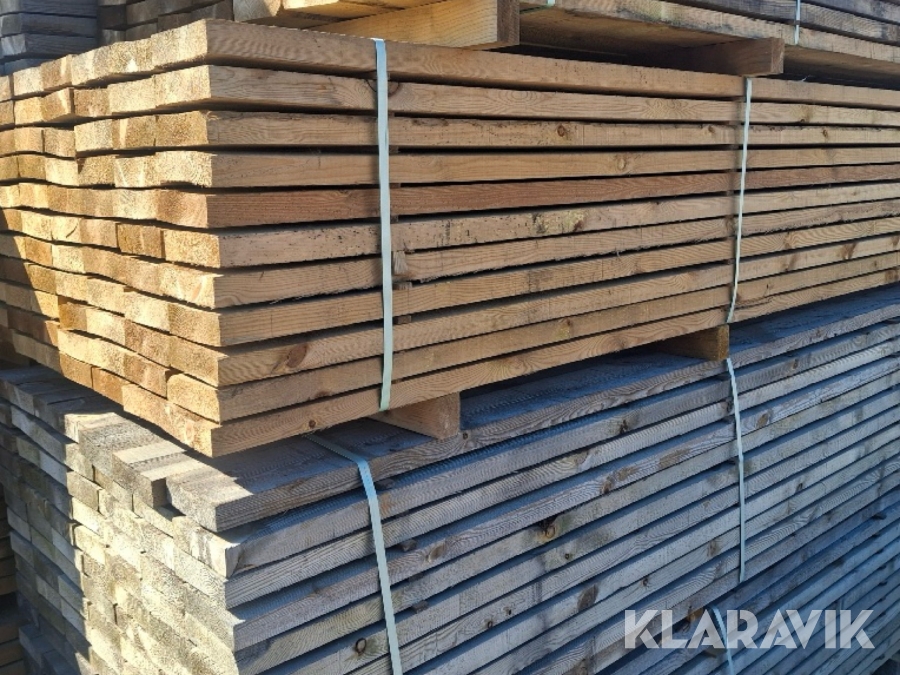 Trykimprægneret planker Bergsten Timber - 77 styk