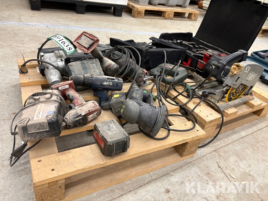 Blandet håndværktøj