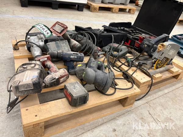 Blandet håndværktøj